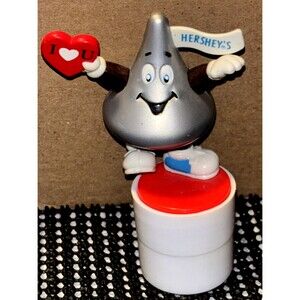HERSHEY'S KISS "I LUV U" CAKE TOPPER FIGURINE